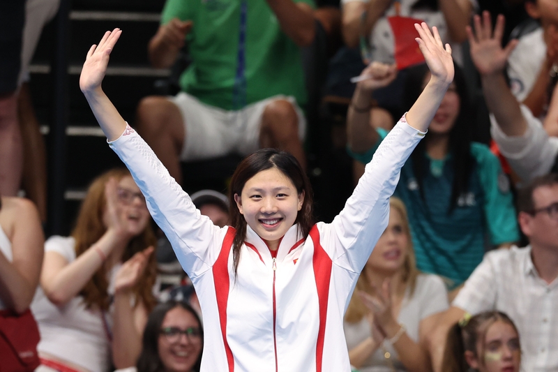 唐銭婷、パリ五輪で上海選手初のメダル獲得、競泳選手徐嘉余と中国男子体操チームは銀メダル