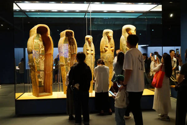 「ピラミッドの頂：古代エジプト文明展」がまもなく「168時間連続開館」へ＝上海博物館