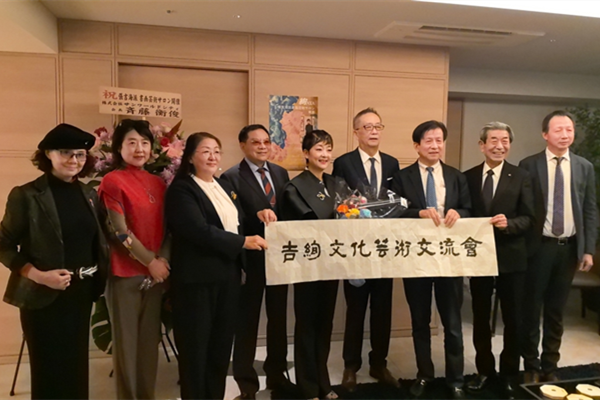 上海の芸術家・張吉の海派書画芸術サロンが東京で開催