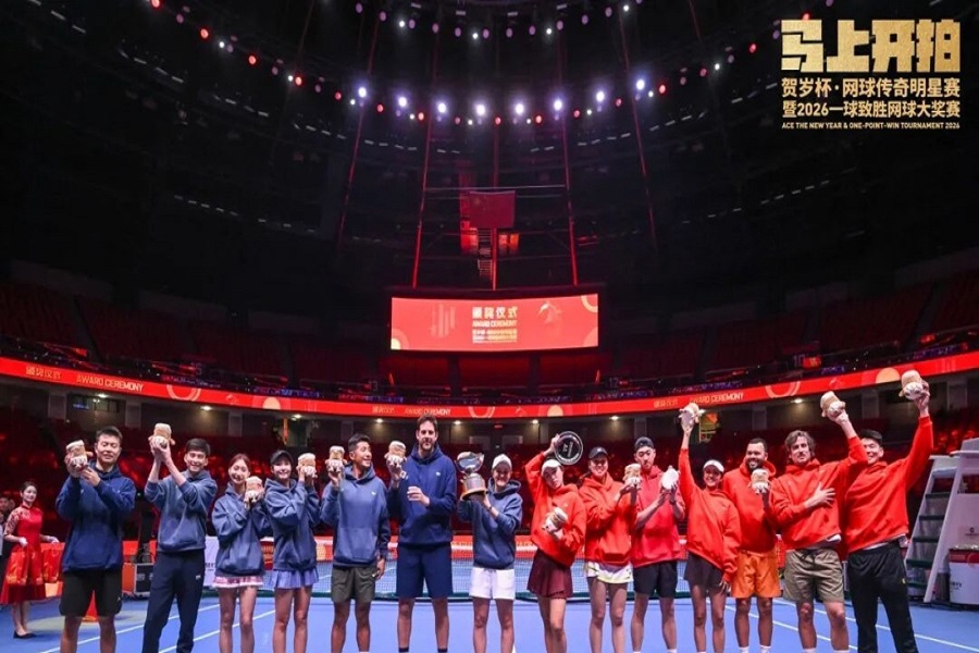 上海、「賀歳杯」テニスが閉幕　スポーツで楽しむ春節